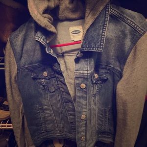 Sweatshirt Jean jacket!